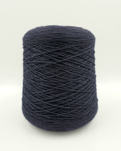 Пряжа Babhar, Zegna Baruffa, меринос, кашемир, цвет черно-синий (col. 979)